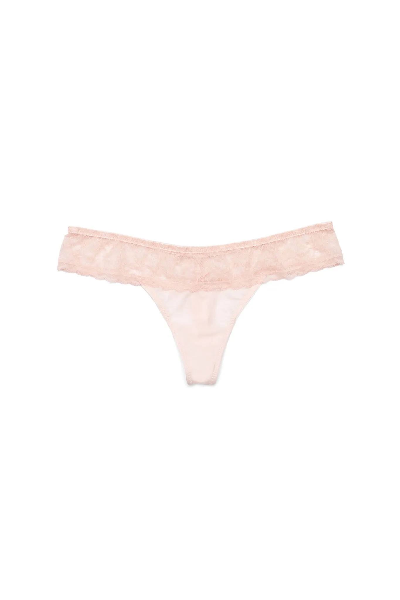 Everyday Lace Thong- Bright Peony