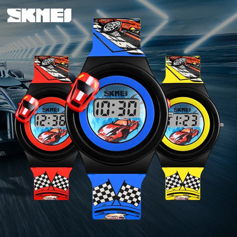 Fashion Cartoon Sports Children's Watches SKMEI Brand Cartoon Digital Child Watch For Boys Girls Kids Wrist watch