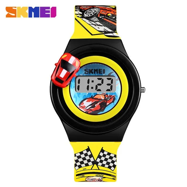 Fashion Cartoon Sports Children's Watches SKMEI Brand Cartoon Digital Child Watch For Boys Girls Kids Wrist watch