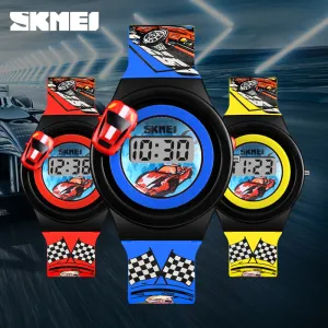 Fashion Cartoon Sports Children's Watches SKMEI Brand Cartoon Digital Child Watch For Boys Girls Kids Wrist watch