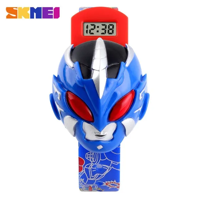Fashion Creative Cartoon Watch SKMEI Brand Children's Watches Digital Wrist watches For Kids Boy Girl