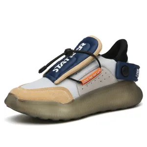 Fashion High Top Men Sneakers Loafers Men Platform White Chunky Sneakers Men Hip Hop Street Shoes Tenis Masculino