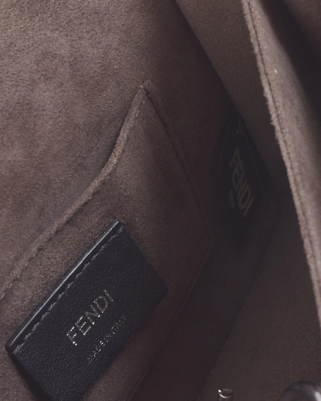 Fendi Pink Leather Kan I Flap Bag