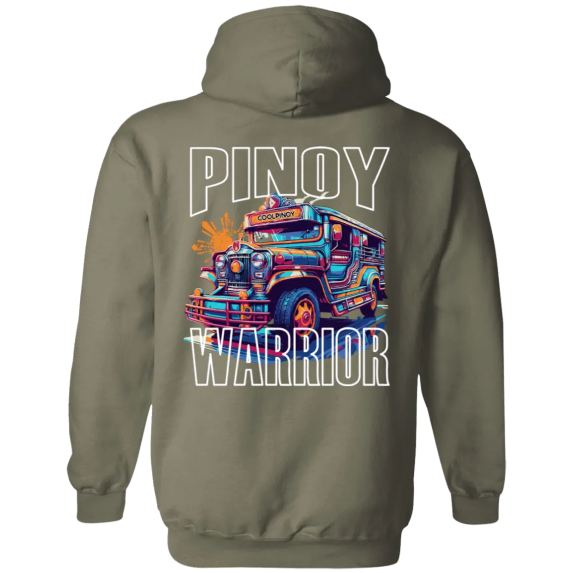 Filipino Warrior Jeepney Unisex Pullover Hoodie