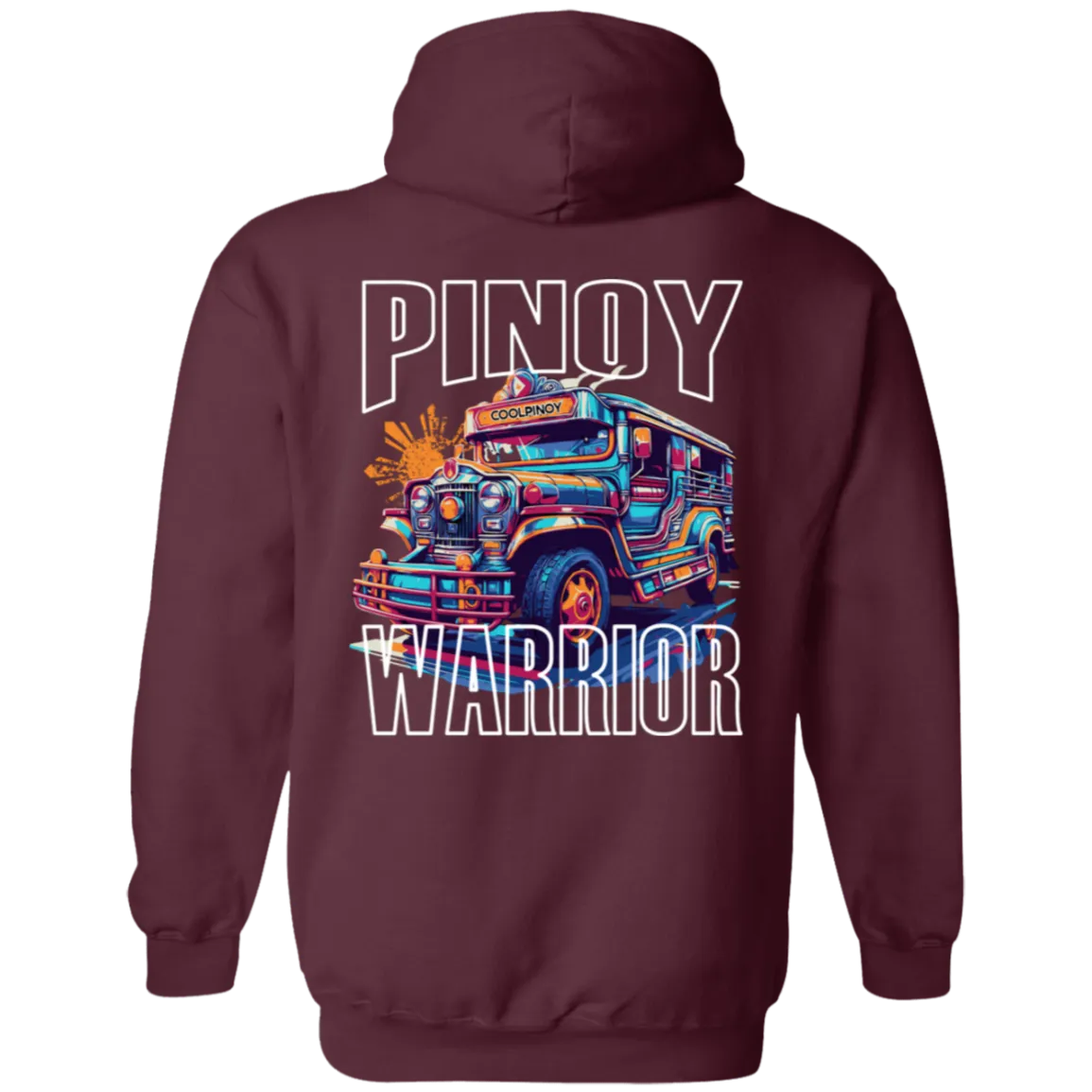 Filipino Warrior Jeepney Unisex Pullover Hoodie