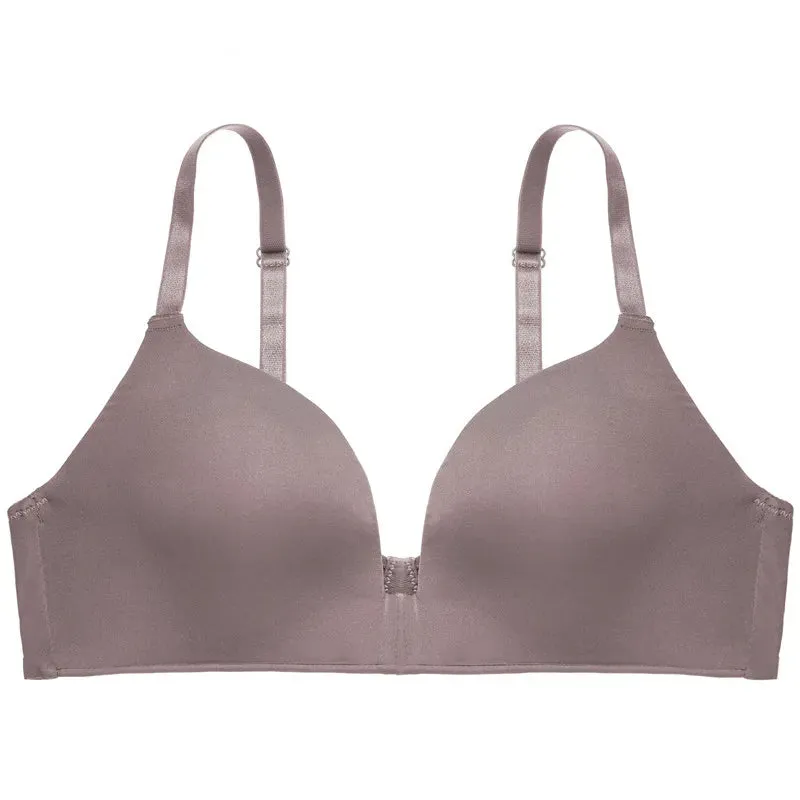 FINETOO Women's Wireless Push-Up Bra for A & B Cups, Small Bust, Seamless, Size 32 - 38