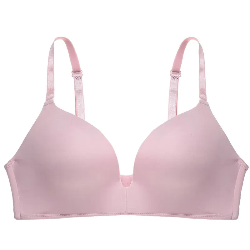 FINETOO Women's Wireless Push-Up Bra for A & B Cups, Small Bust, Seamless, Size 32 - 38