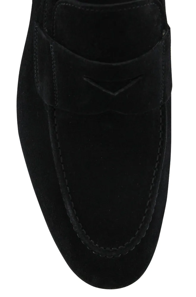 Fiori Di Lusso Black Penny Loafers