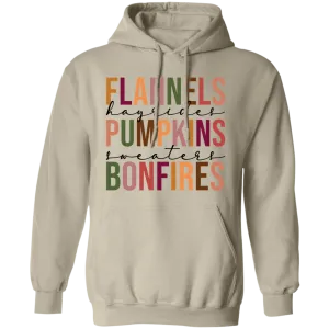 Flannels, Hayrides, Pumpkins  Pullover Hoodie