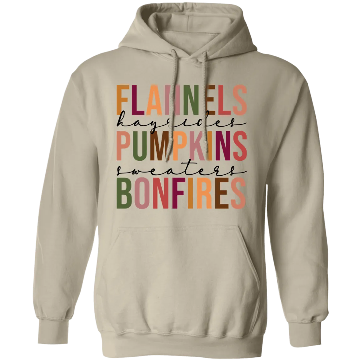 Flannels, Hayrides, Pumpkins  Pullover Hoodie
