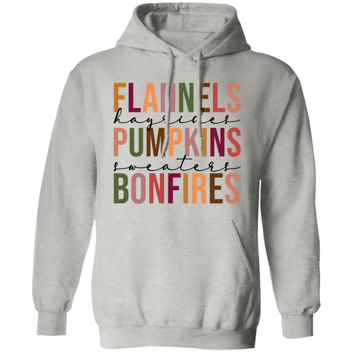 Flannels, Hayrides, Pumpkins  Pullover Hoodie