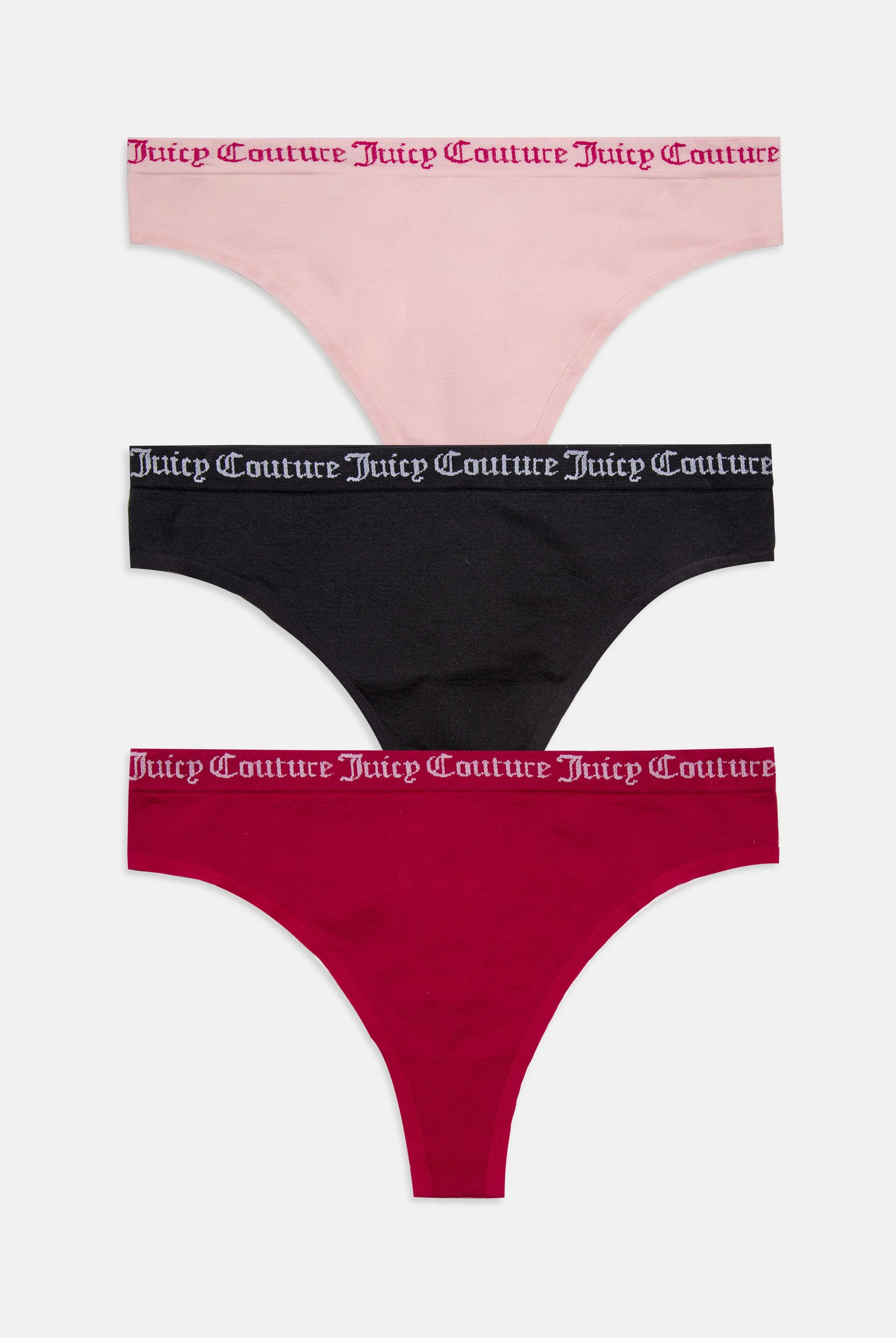 FLAT KNIT SEAMLESS THONG MULTIPACKS X3