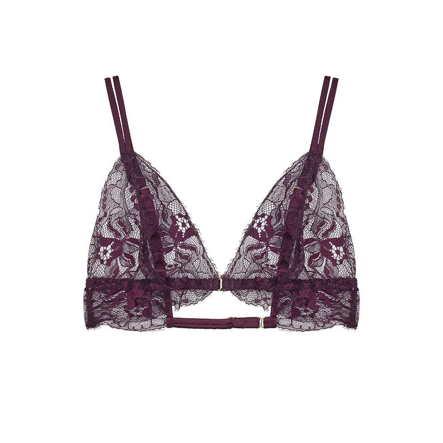 Fleur of England Eliza Lace Wireless Triangle Bra