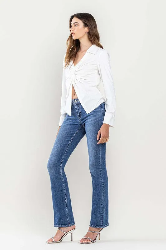 Flying Monkey Low Rise Slim Bootcut Jeans