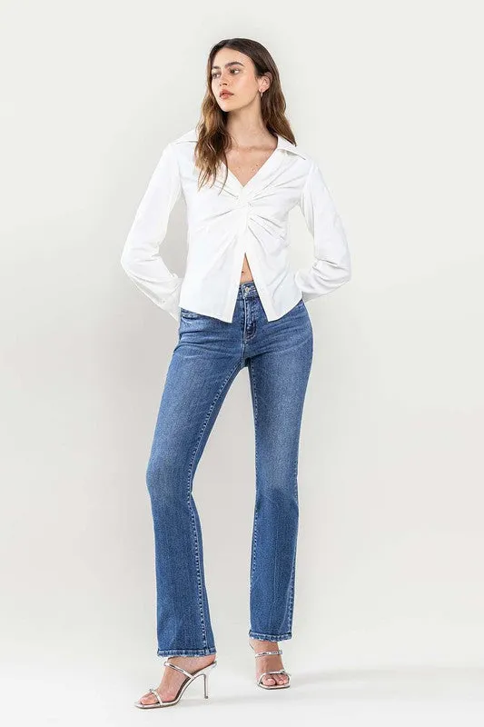 Flying Monkey Low Rise Slim Bootcut Jeans