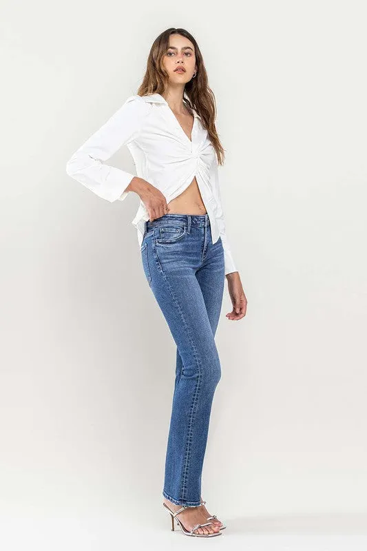 Flying Monkey Low Rise Slim Bootcut Jeans