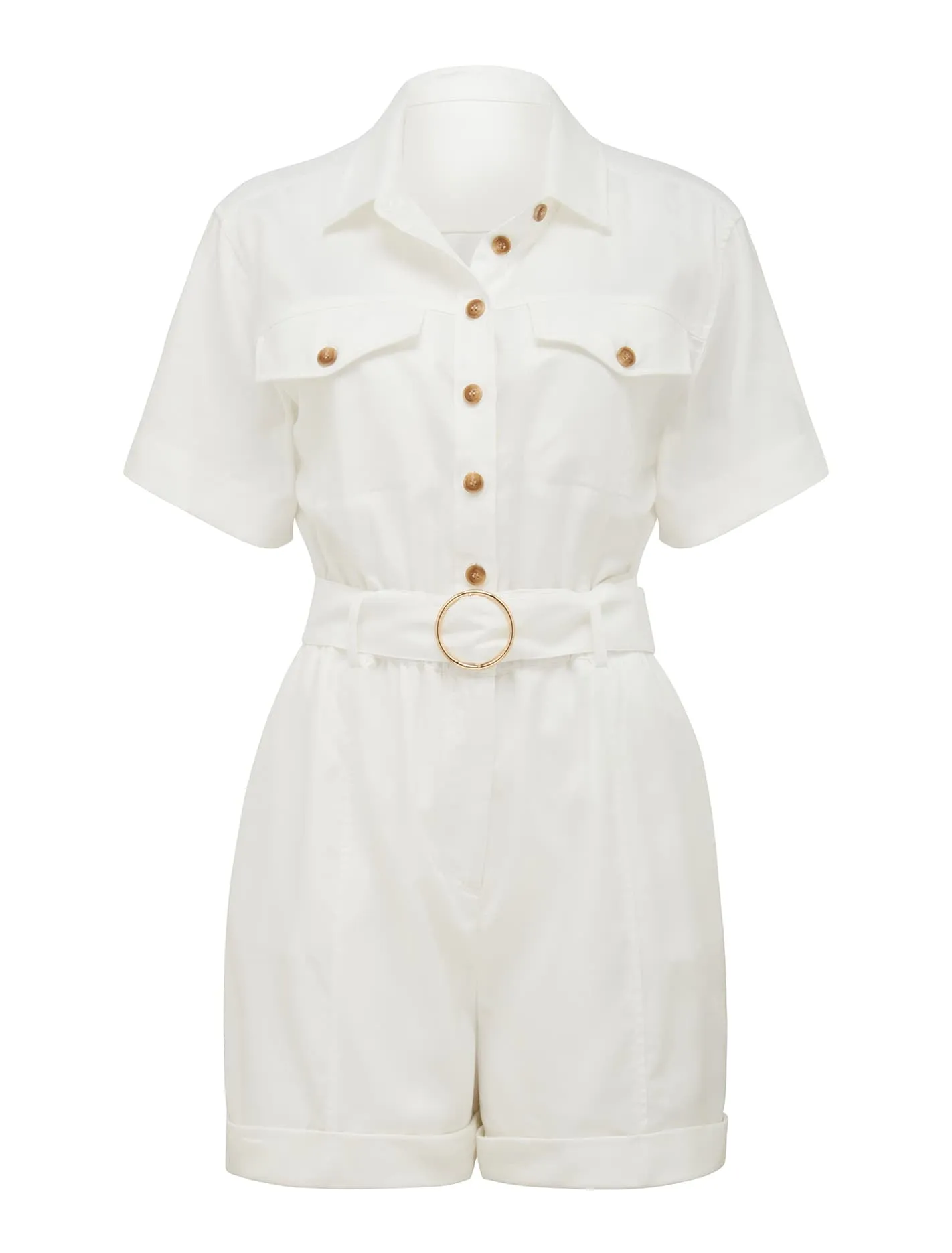 Flynn Denim Utility Playsuit