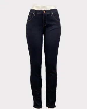 Forever 21 Dark-Wash Blue Skinny Jeans (W31)