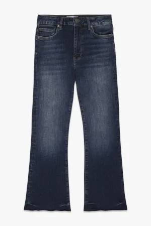 Frame Le Crop Mini Boot Raw After in Moonflower
