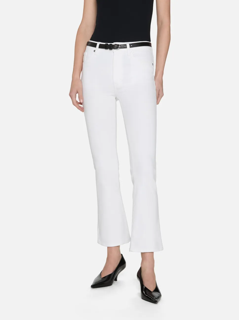 FRAME Reboot Crop in White