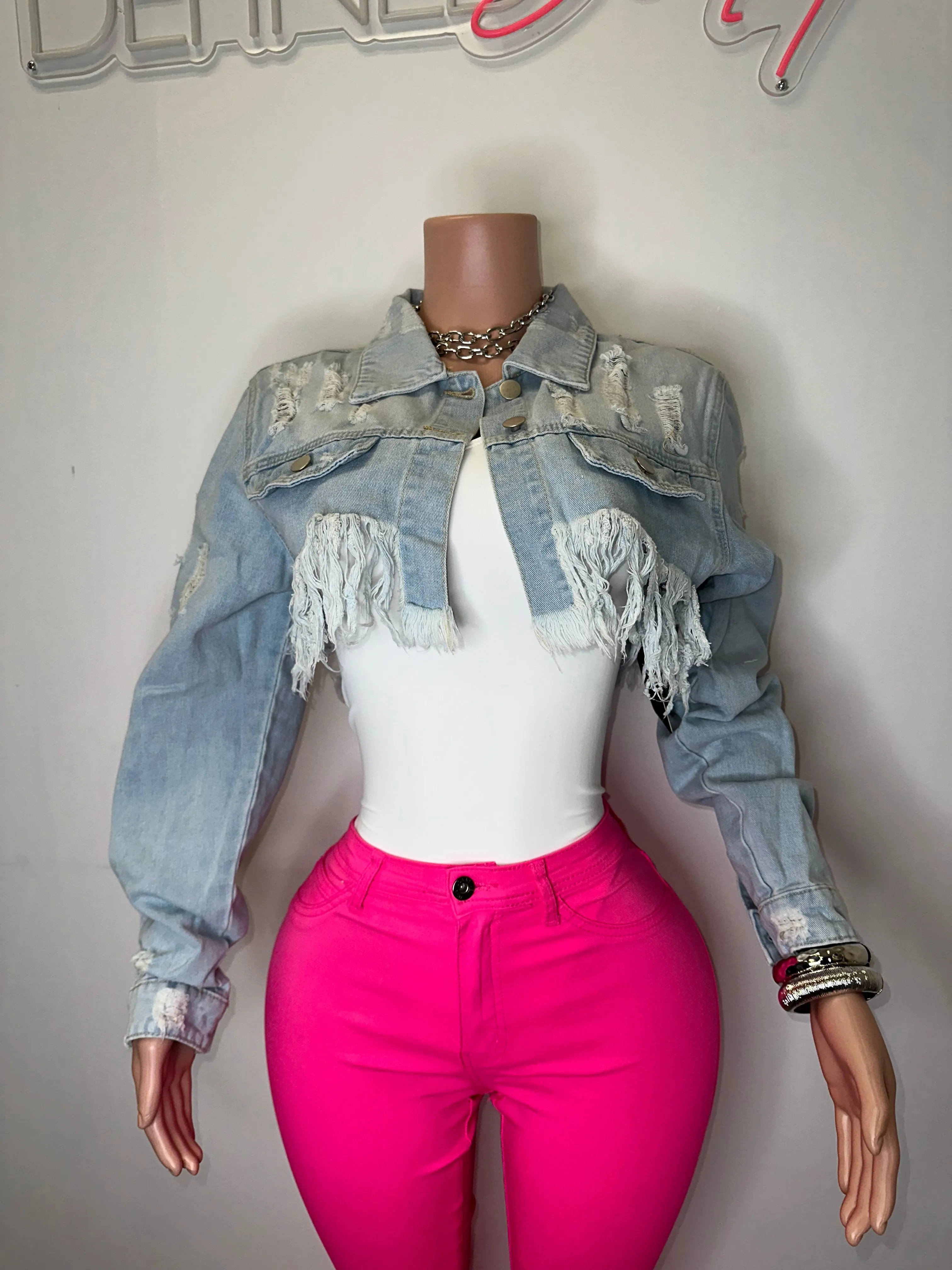 Frayed Denim | Jacket