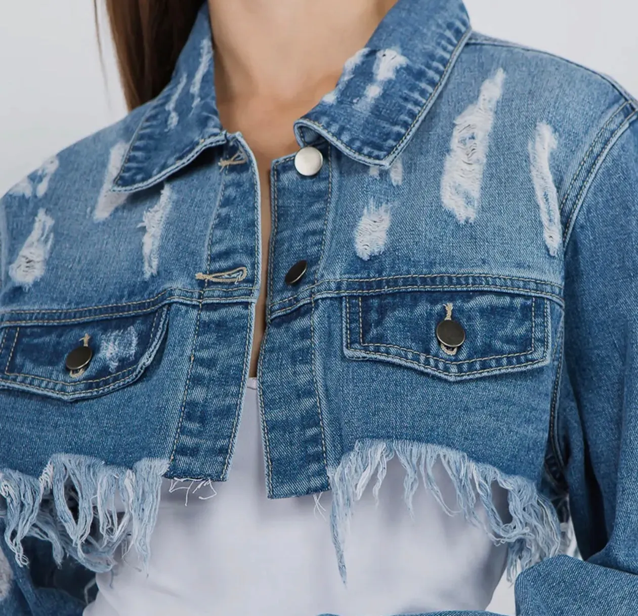 Frayed Denim | Jacket