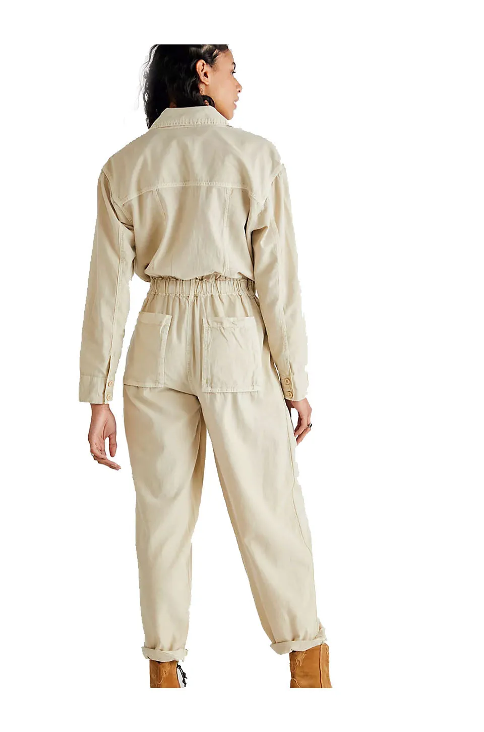 Free People Quinn Coveralls In Thistle Seed