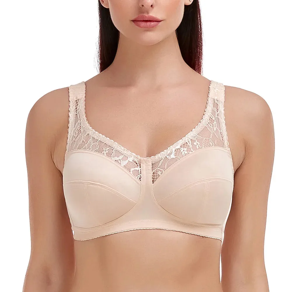 Full Coverage Lace Minimizer Bra for Women
