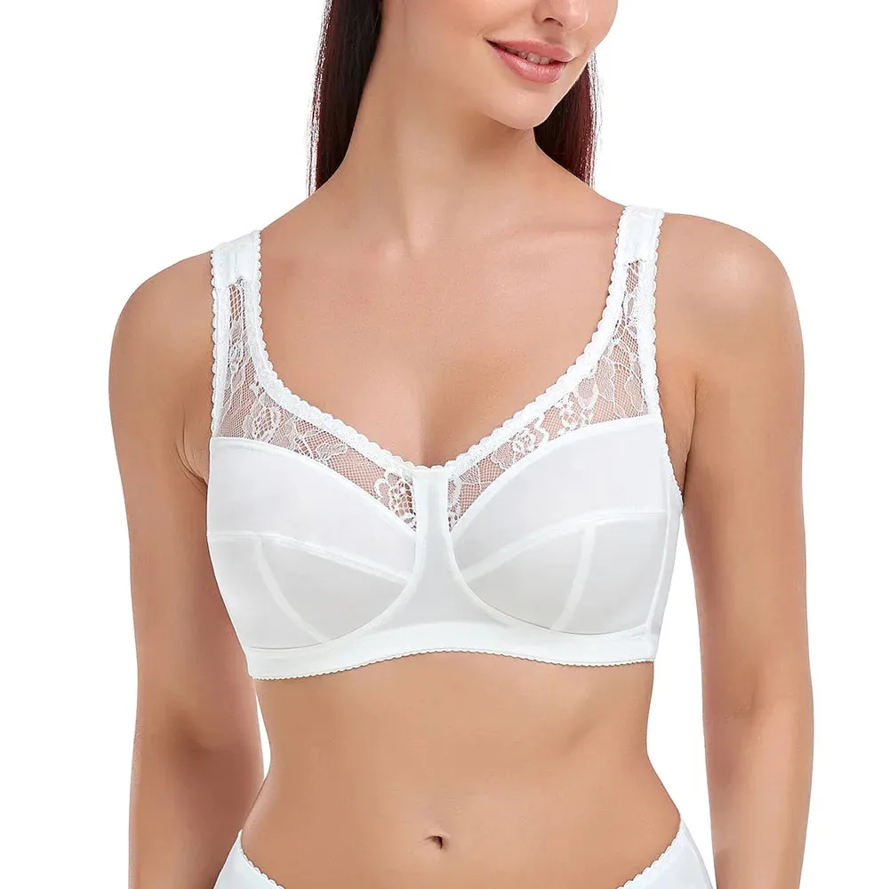 Full Coverage Lace Minimizer Bra for Women