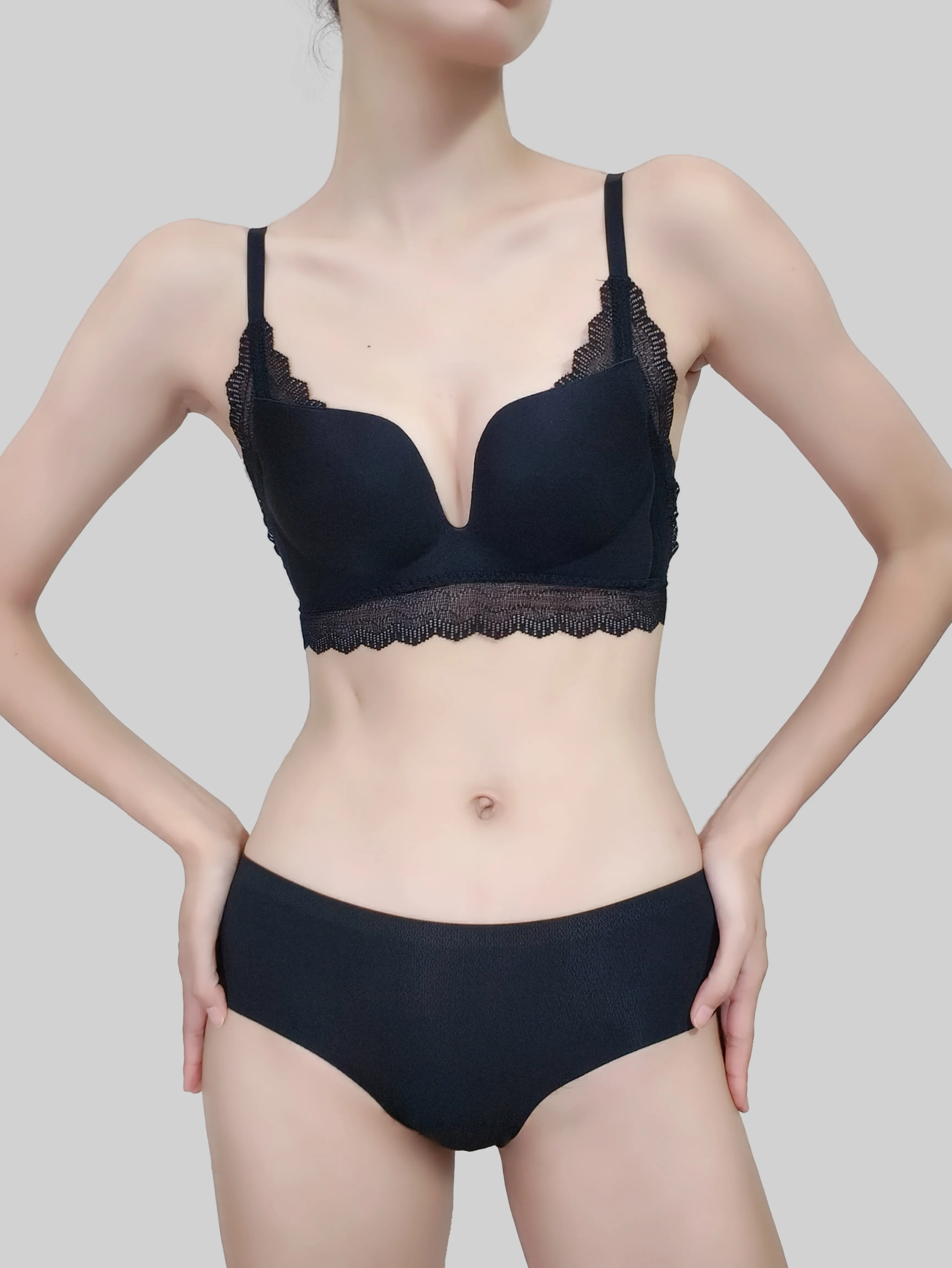 Gather Romantic Lace Lift Bra Set