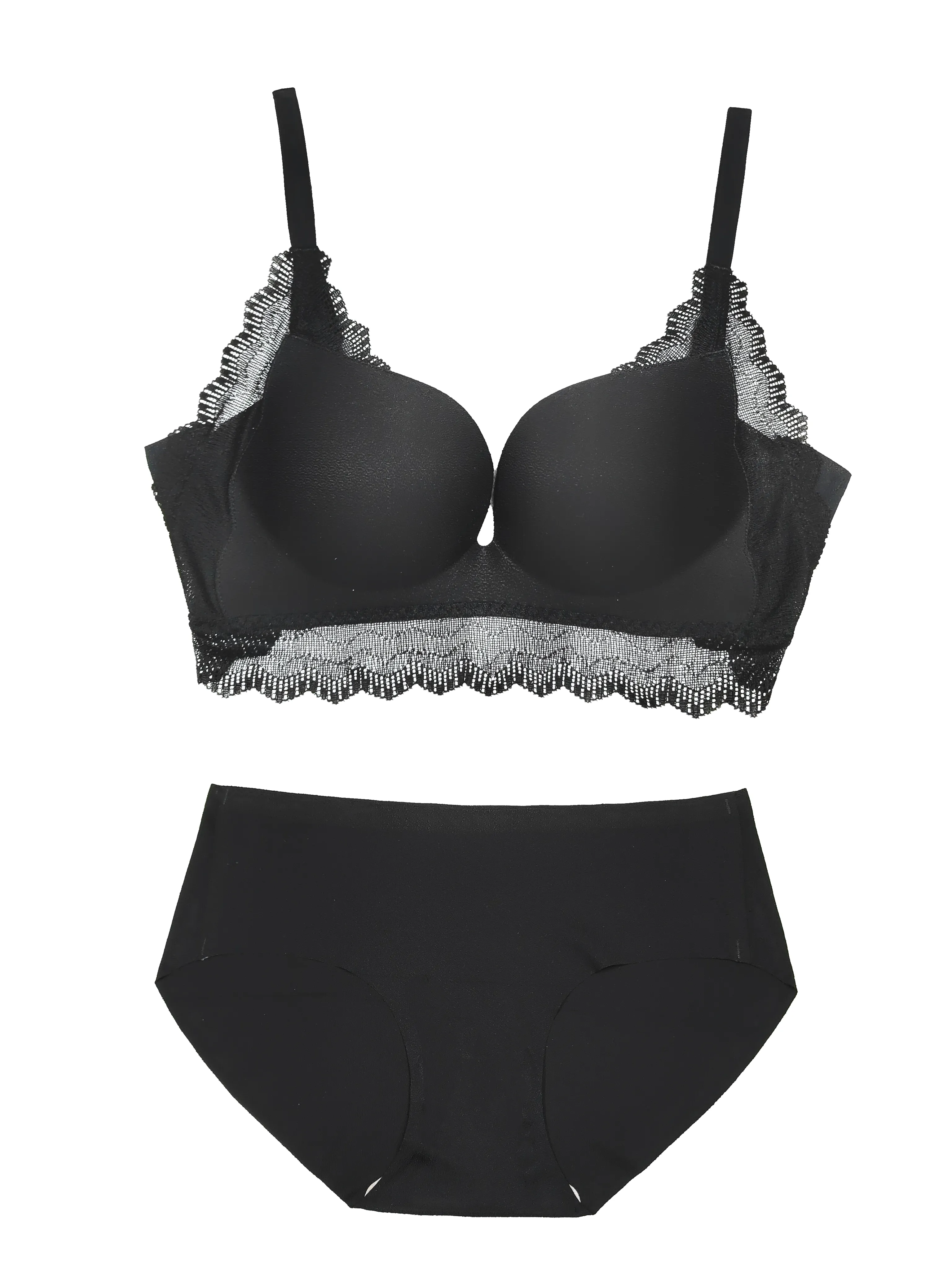 Gather Romantic Lace Lift Bra Set