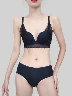 Gather Romantic Lace Lift Bra Set