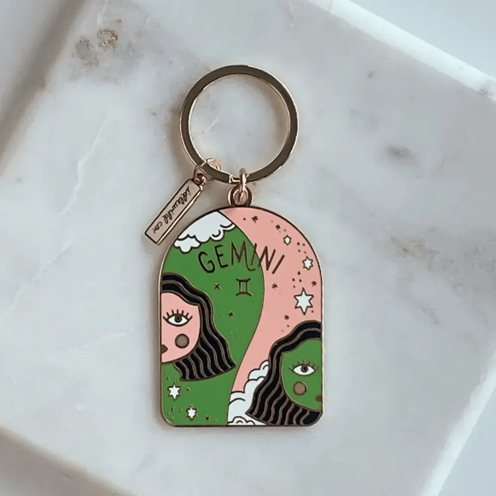 Gemini Keychain