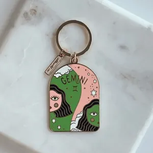 Gemini Keychain