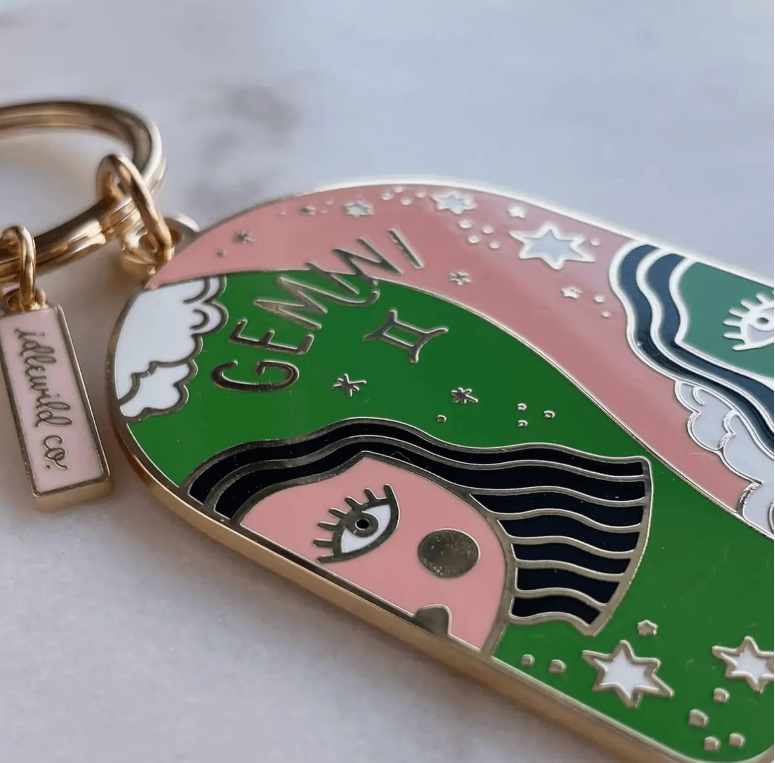 Gemini Keychain