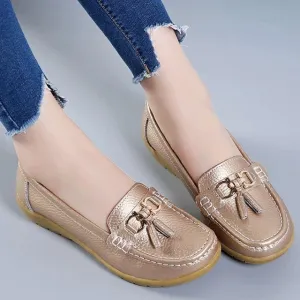 Genuine Leather Women Casual Shoes
