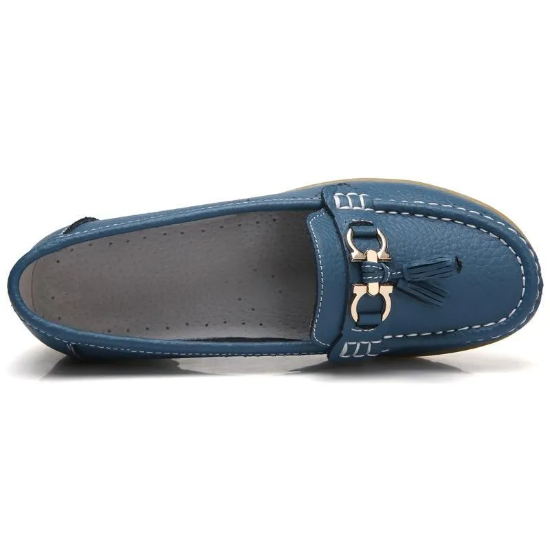 Genuine Leather Women Casual Shoes
