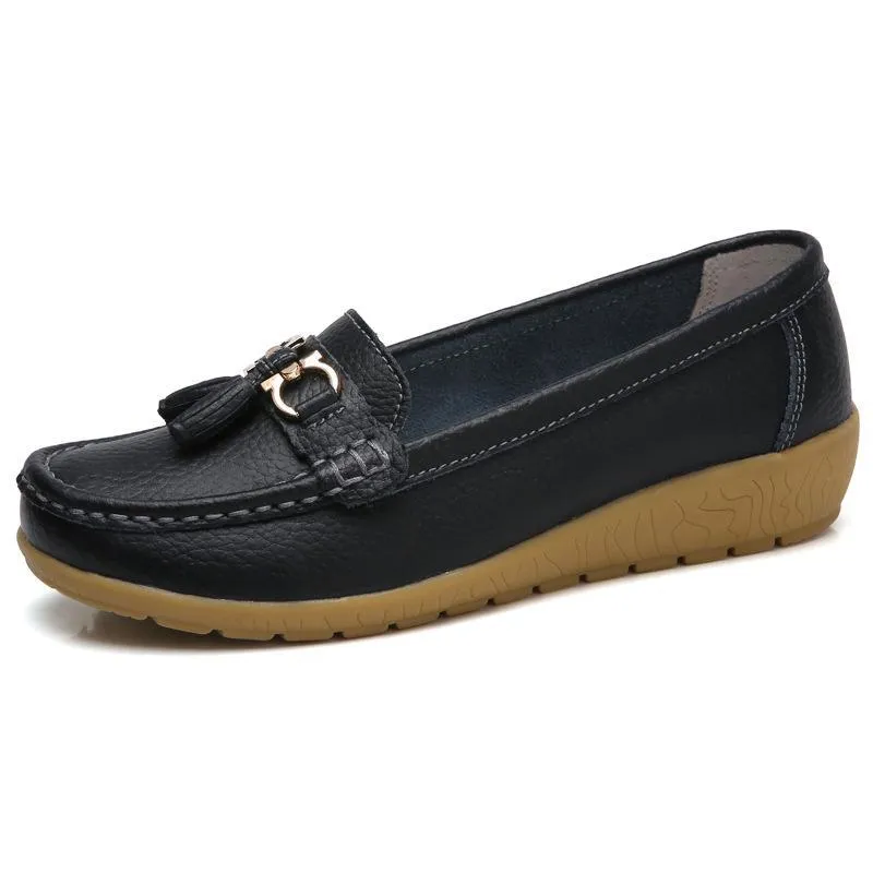 Genuine Leather Women Casual Shoes