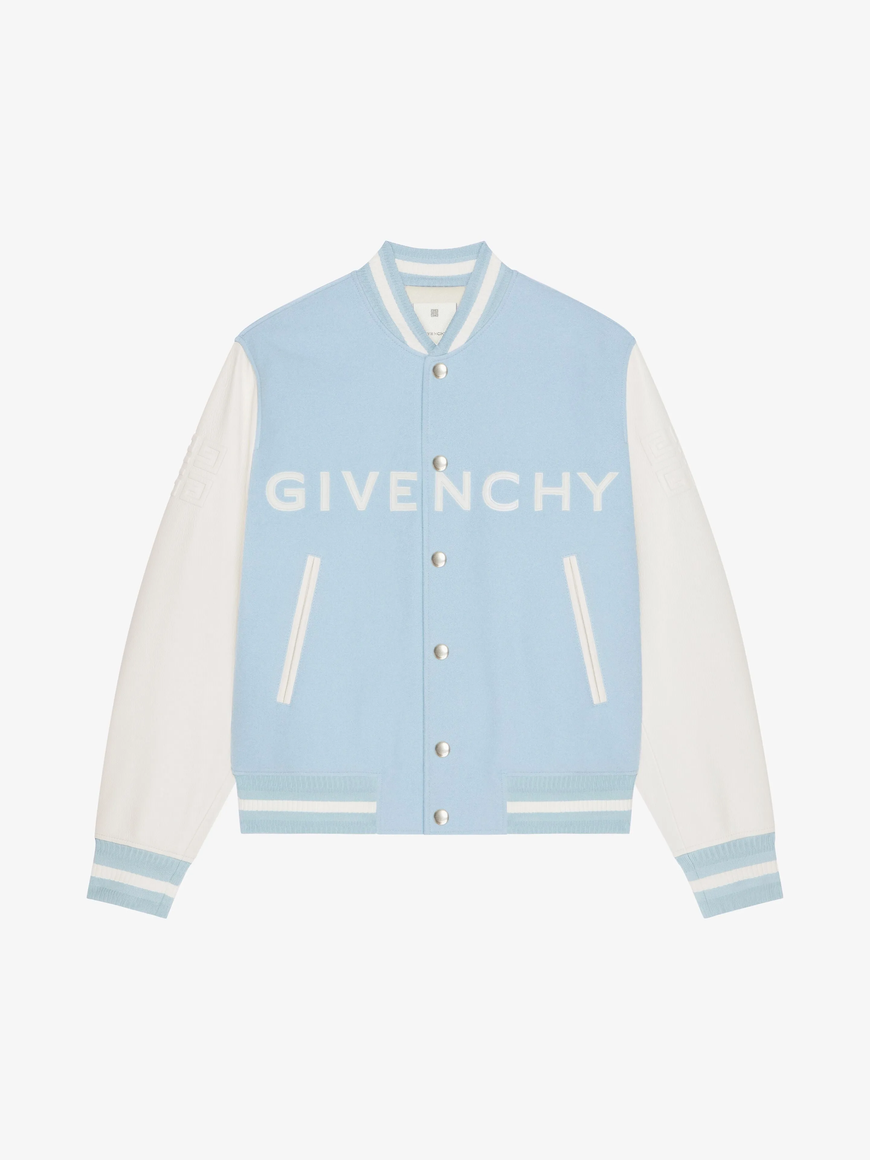 Givenchy Varsity Jacket In Wool And Leather
