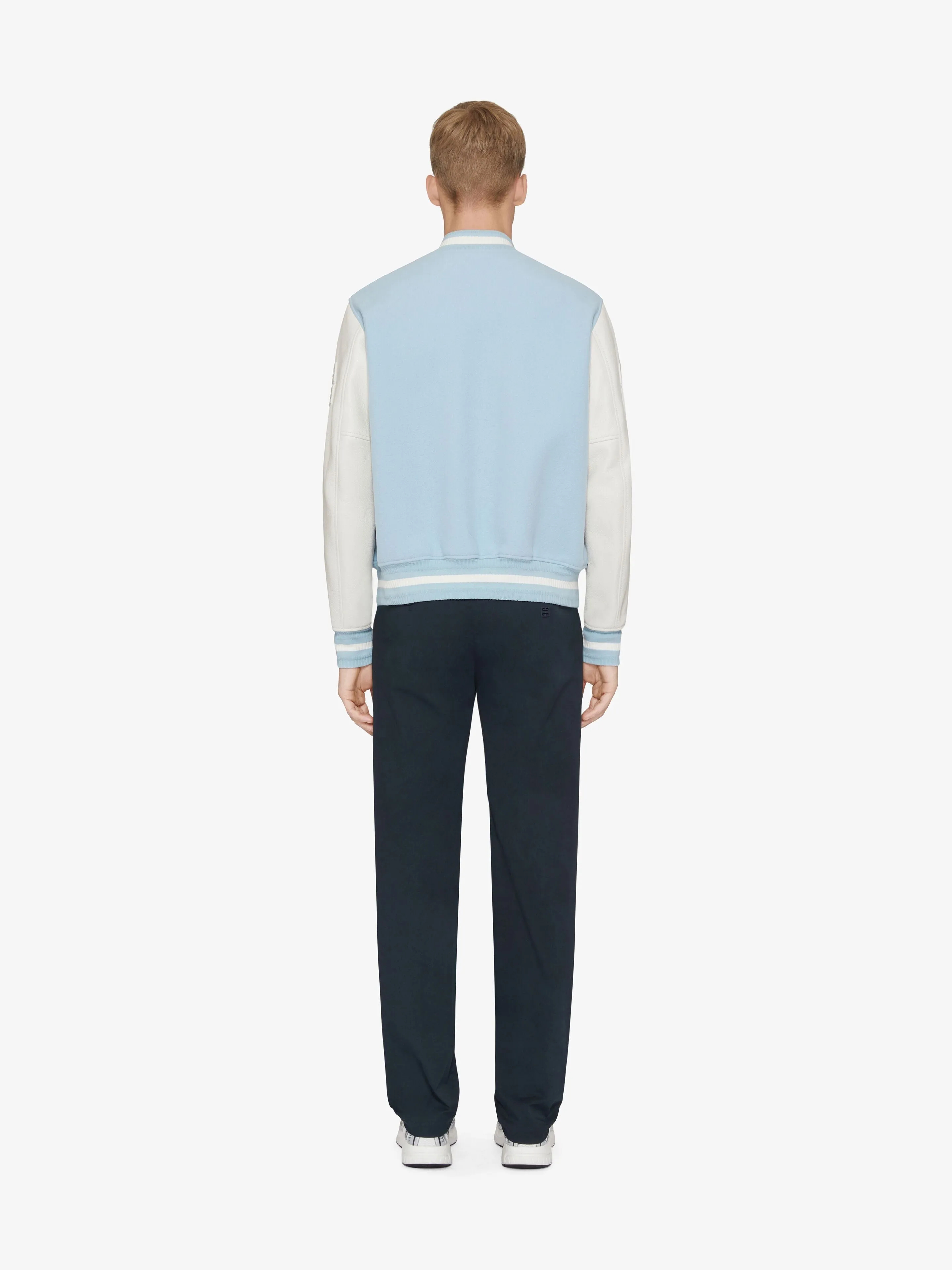 Givenchy Varsity Jacket In Wool And Leather