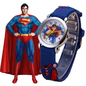 Gogoey Children's Watches 3D Superman Cartoon