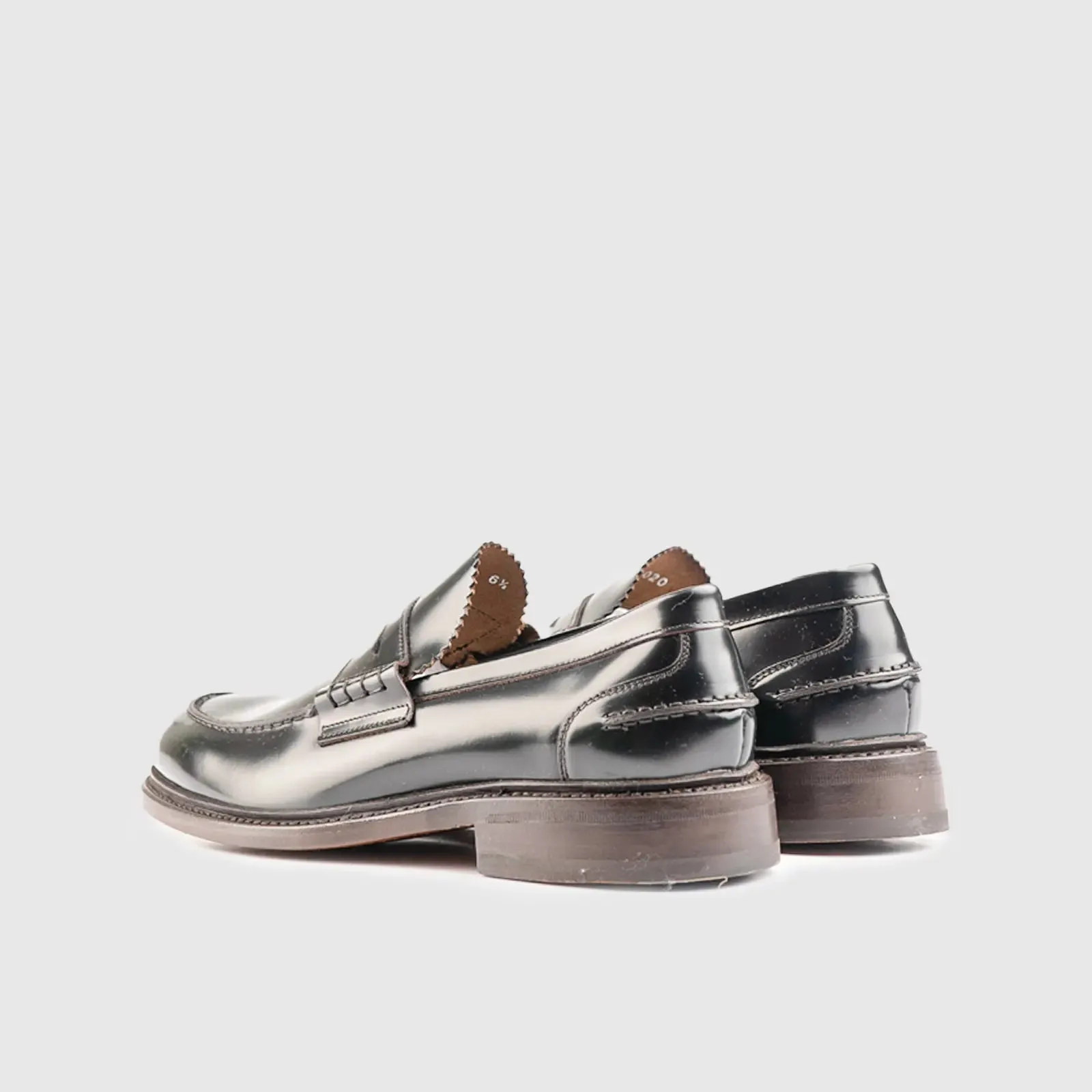 Goodyear Welt Split Toe Penny Loafer 11020 Black