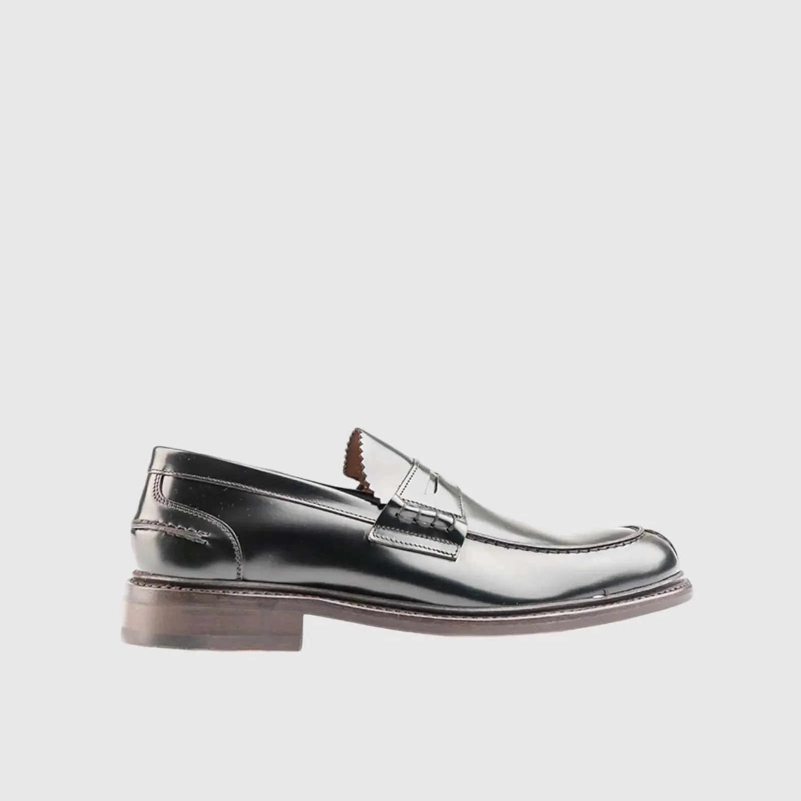 Goodyear Welt Split Toe Penny Loafer 11020 Black