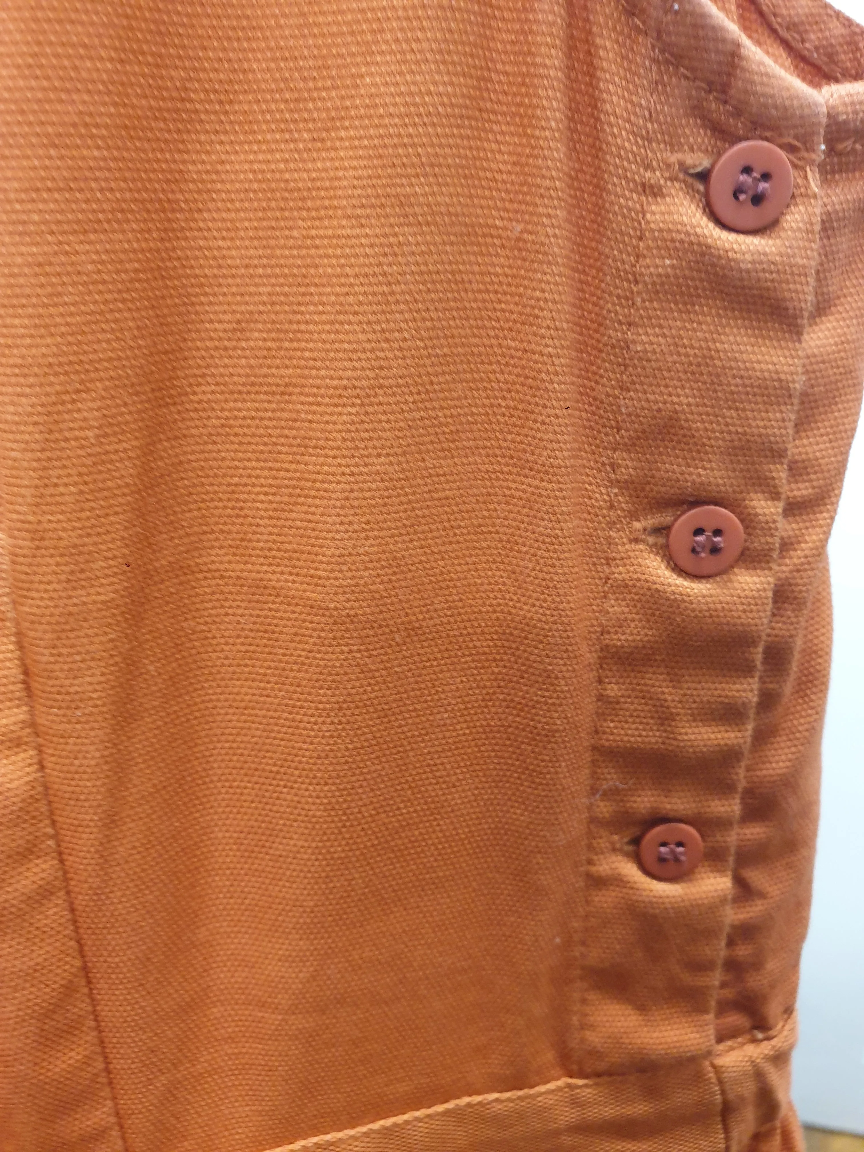Gorman orange sleeveless pleated dress size 8