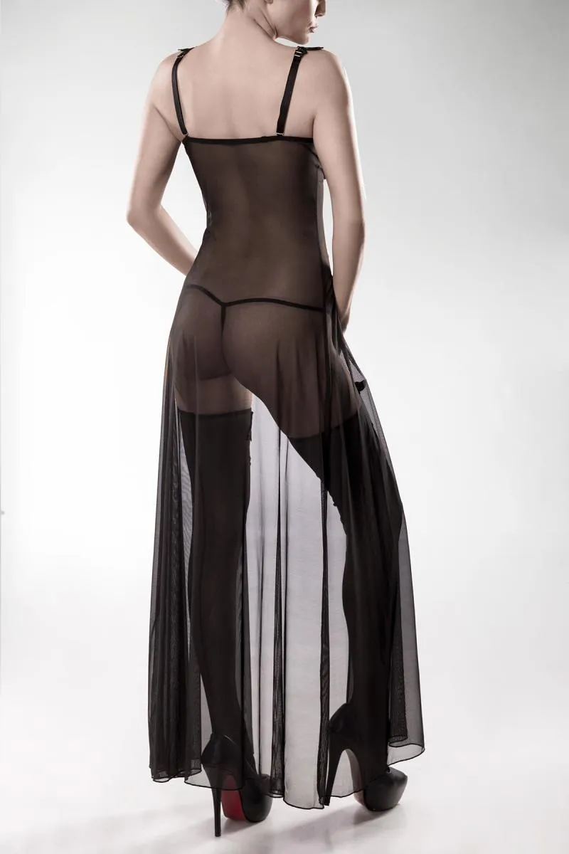 Grey Velvet Erotic Set