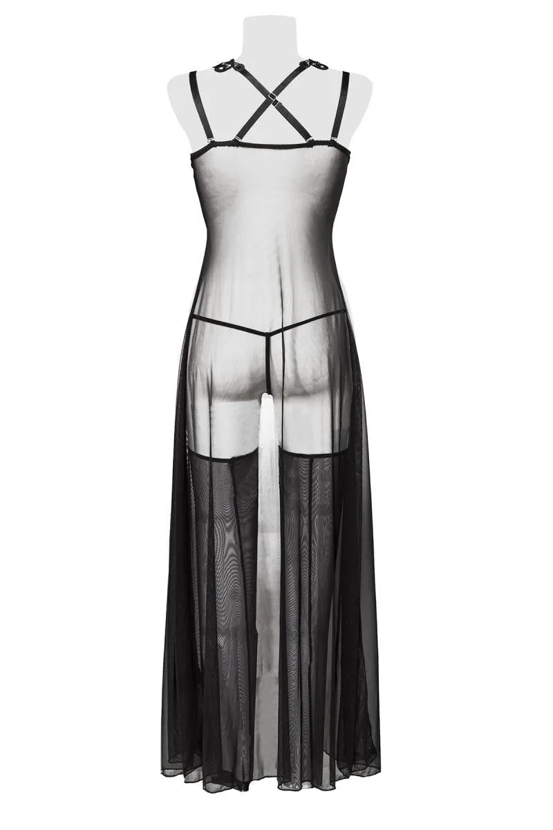 Grey Velvet Erotic Set