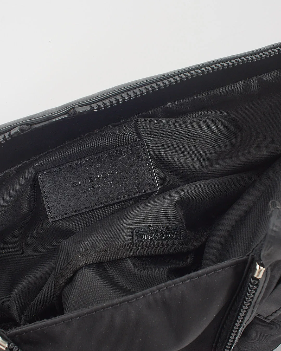Gucci Black GG Canvas Leather Trim Shoulder Bag