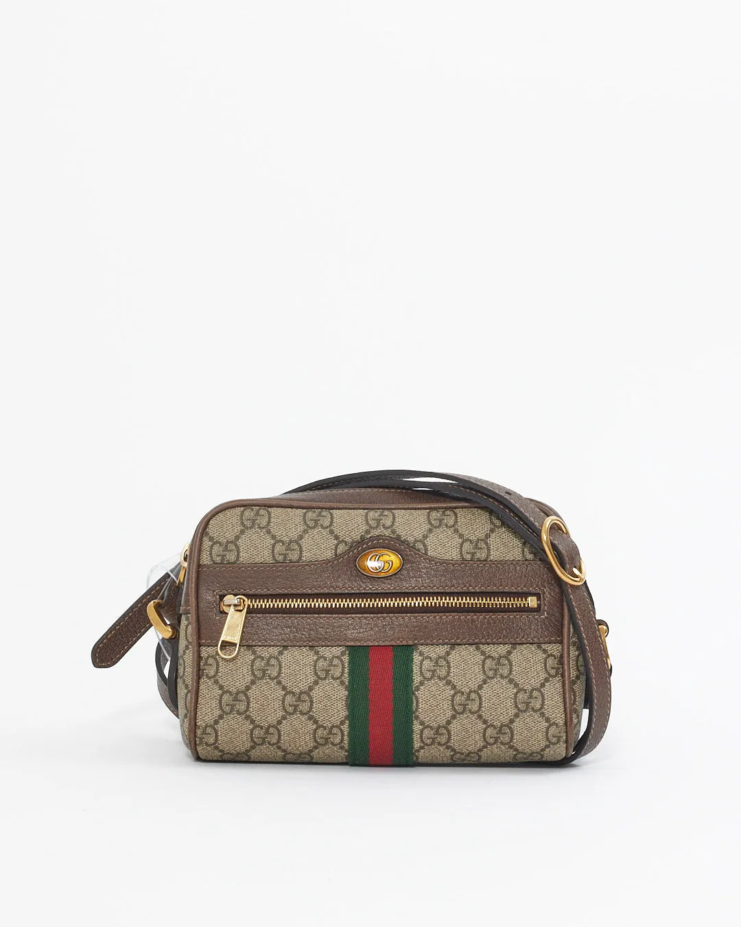 Gucci GG Canvas Print Ophidia Mini Crossbody Bag