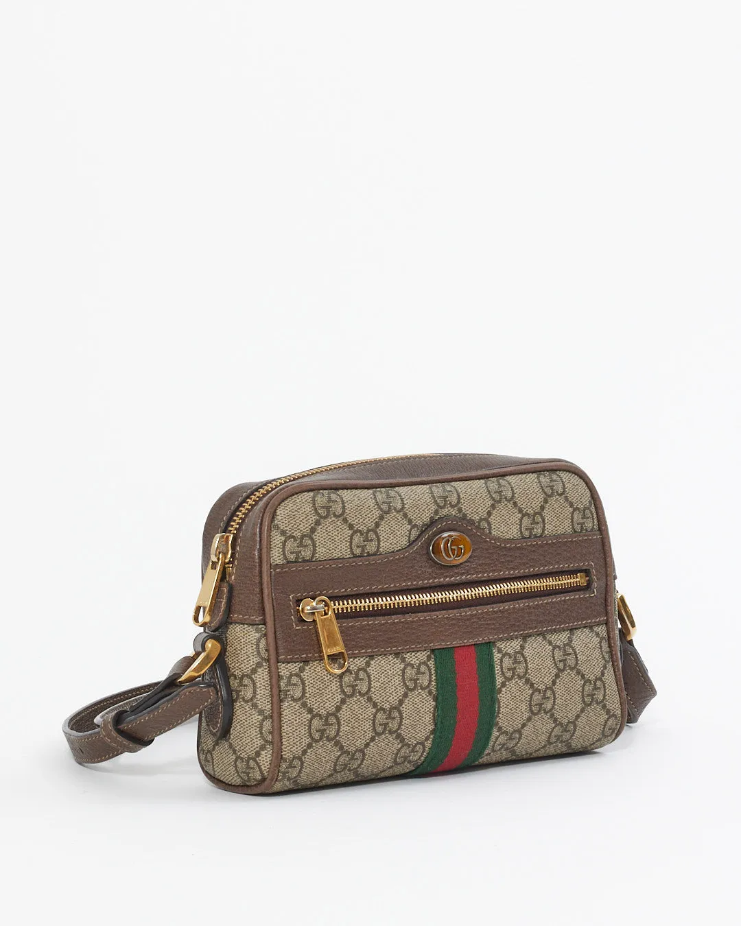 Gucci GG Canvas Print Ophidia Mini Crossbody Bag