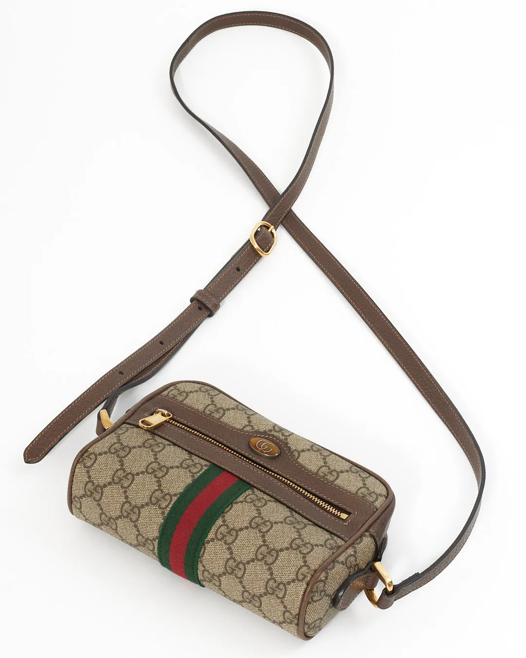 Gucci GG Canvas Print Ophidia Mini Crossbody Bag